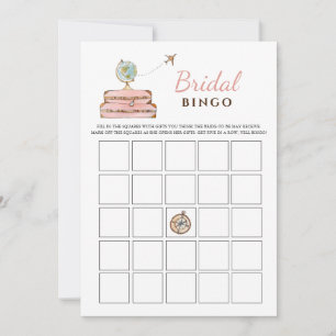 Invitation Miss à Mme Fête des mariées Bingo Game