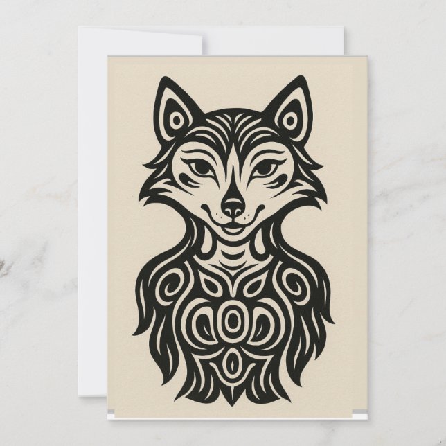 Invitation Miss Furry (Devant)