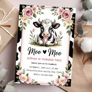 Invitation Miss Onederful Ballon Rose Premier Anniversaire Ph