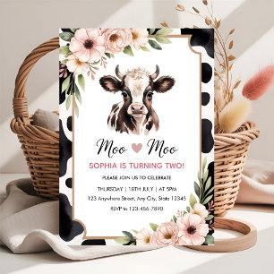 Invitation Miss Onederful Ballon Rose Premier Anniversaire Ph