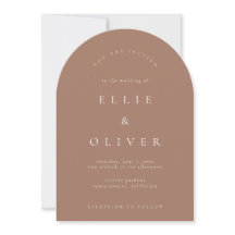 Mocha Mousse Boho Arch Mariage moderne
