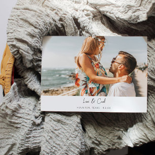 Invitation MOD Para photo horizontale Enregistrer la date