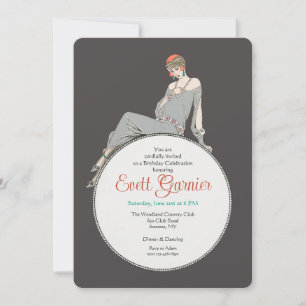 Invitation mode Art Déco