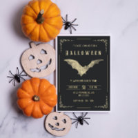 Modèle d'affiche de fête Halloween vintage
