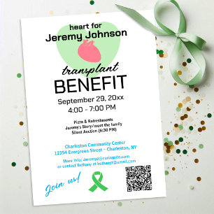 Invitation Modèle de collecte de fonds pour la transplantatio