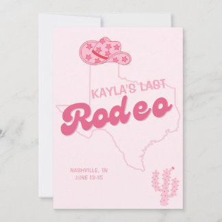 Invitation Modèle de dernière fête de célibataire de rodéo