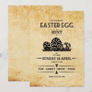 Invitation Modèle de Flyer de Fête de Pâques