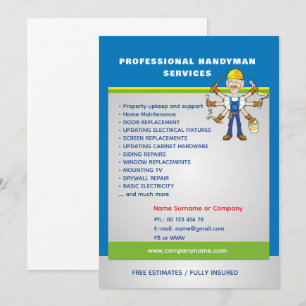 Invitation Modèle de Flyer de Maintenance de Maison Professio