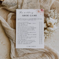Modèle de jeu de chaussures Mariage fleur sauvage,