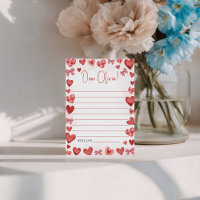 Modèle de lettre imprimable pour enfants Chéri