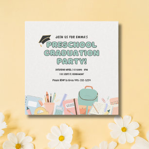 Invitation Modèle de l'invitation à la fête de fin d'études p