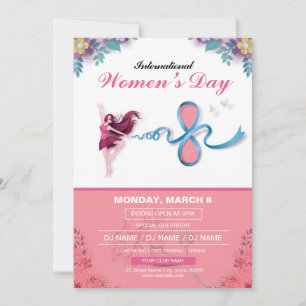 Invitation Modèle de l'invitation de la Journée des femmes