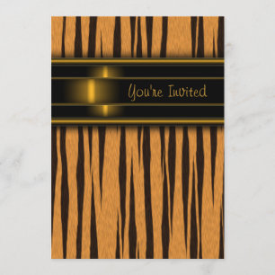 Invitation Modèle de l'invitation du Tiger Party