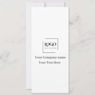 Invitation Modèle de logo personnalisé élégant