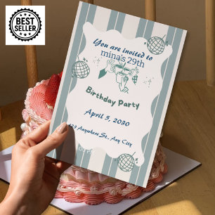 Invitation modèle d'invitation d'anniversaire 29 ans pour fil