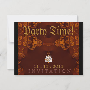 Invitation Modèle gothique médiéval d'invitation de partie