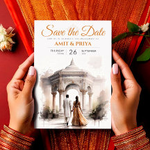 Modèle Mariage indien Watercolor, Mandap Sikh