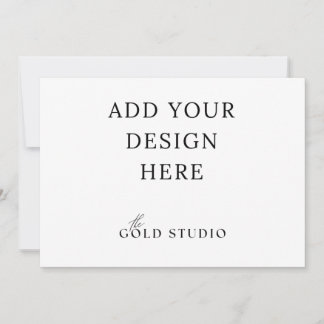 Invitation Modèle vierge d'invitation Paysage 5 x 7 