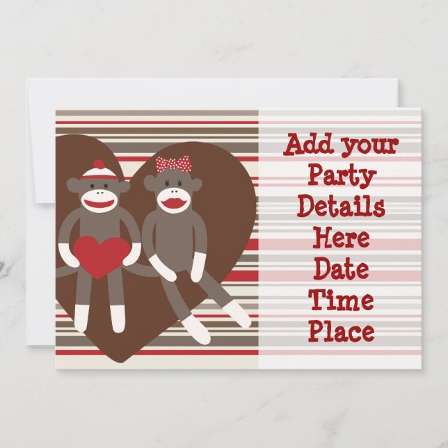 Invitation Modèles d'invitations de fête personnalisées pour  (Devant)