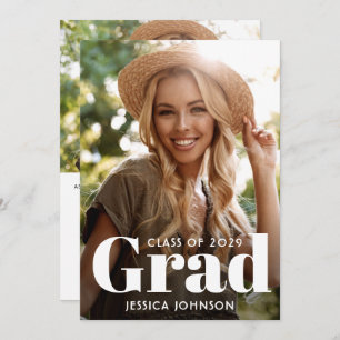 Invitation Modern 2 Photo VIRTUAL Graduation Party