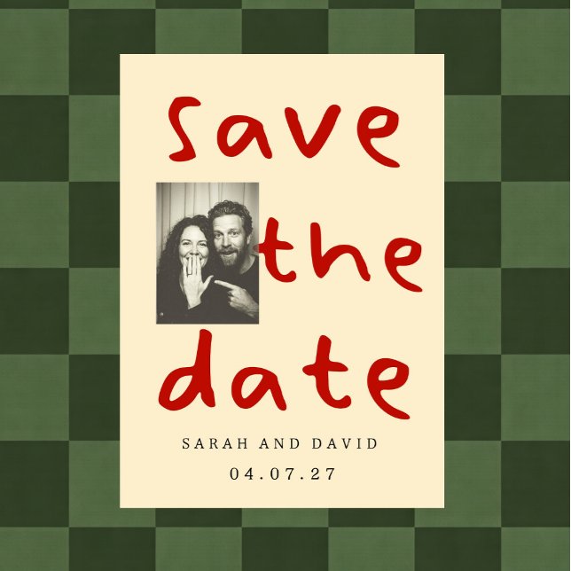 Invitation Modern Funny Minimal Photo (Créateur téléchargé)