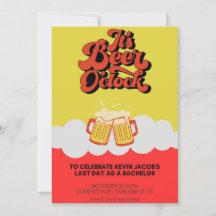 Invitation moderne Bold Bachelor Party