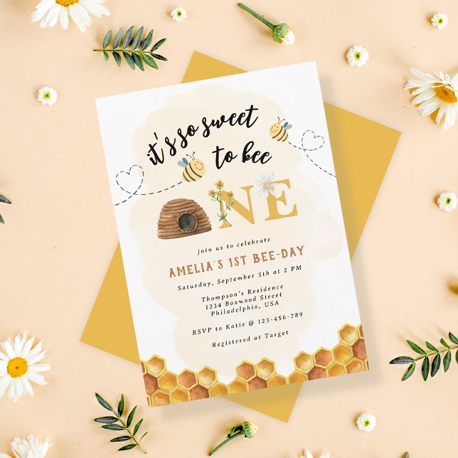 Invitation Moderne Cute C’est tellement doux d’être le premie (Créateur téléchargé)
