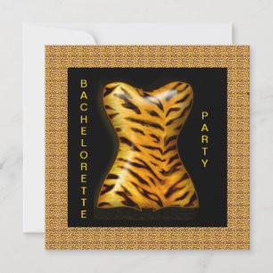 INVITATION MODERNE DU PARTI POSTER DE ANIMAL BACHE