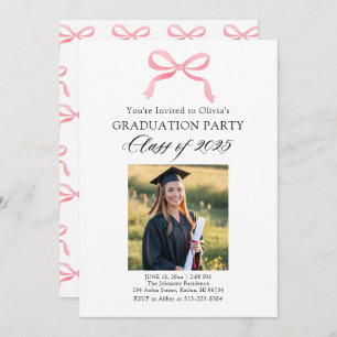Invitation Moderne Elégant tendance Stylish Bow