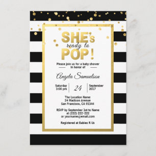 Invitation Moderne, elle est prête pour le Baby shower POP Go