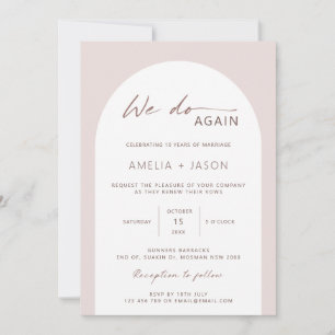 Invitation moderne et minimaliste de renouvellemen