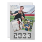 Moderne Gras Script Sporty Guy 4 Diplôme Photo