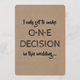 Invitation Moderne GROOMSMAN BEST MAN Funny Proposition