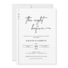 Moderne La Nuit Avant Le Dîner De Répétition