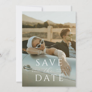 Invitation Moderne minimal Enregistrer l'invitation de date