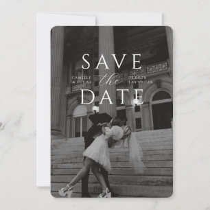 Invitation Moderne minimal Enregistrer l'invitation de date