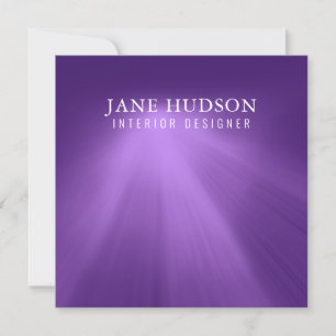 Invitation Moderne Propre Élégant Design Purple Plain Luxueux