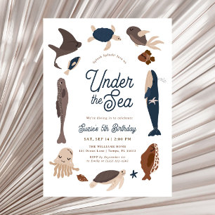 Invitation Moderne Sous l'Océan 5e Anniversaire