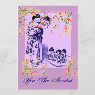 Invitation Modes japonaises vintages