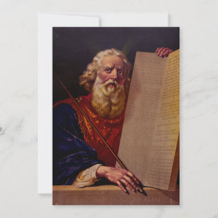 Invitation Moïse le prophète sur le mont Sinaï – Épopée haute