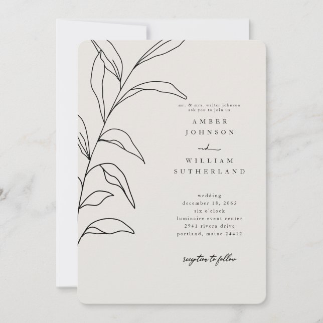 Invitation Moments simples Parents Encerclés (Devant)