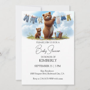 Invitation Moments très spéciaux L'amour d'une mère 