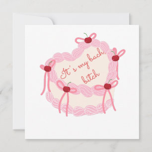Invitation Mon bachelorette   Soirée de la mariée de Coquette