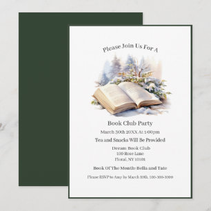 Invitation Mon endroit heureux est... le club de lecture
