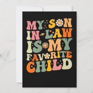 Invitation Mon Fils En Droit Est Mon Enfant Favori Retro Supe