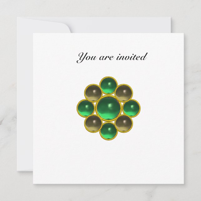 Invitation MON jade agate blanc (Devant)