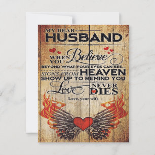 Invitation Mon mari cadeau d'anniversaire   Lettre Pour Mari 