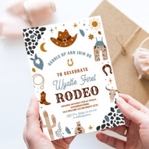 Mon premier Rodeo Cowboy Anniversaire Ranch Southw