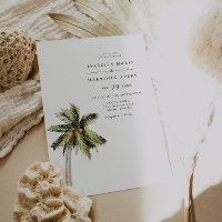 MONA Tropical Palm Tree Beach Mariage Photo
