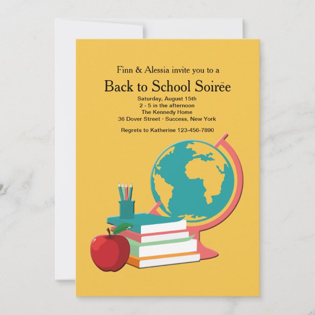 Invitation mondiale et livres (Devant)